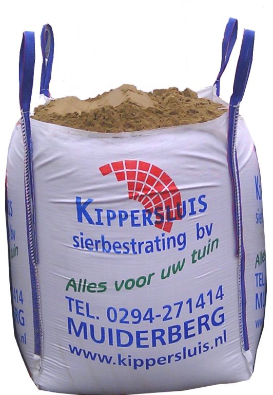 winkelwagen Maak plaats schuifelen Big bag zand / ophoogzand / vulzand ca. 1m3 | Hout en steenhandel Kortenhoef