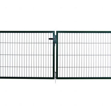 Poort compleet dubbel antraciet 200x300 cm