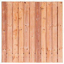Tuinscherm Red Class Wood (21+2) 23-pl. Agadir 180x180cm